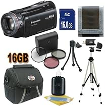 Panasonic HDC-TM900K 3 MOS 3D Compatible Camcorder with 32GB Internal Flash Memory (Black) 16GB SDHC Accessory Saver Bundle + More!!!!!!!!!!!