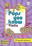 Pops you know for Violin (+CD) mit Bleistift -- 30 beliebte Hits aus Pop und Rock bis zu Filmmelodien u.a. mit DANCING QUEEN (Abba) und STAR WARS, leicht bis mittelschwer arrangiert für Violine und Klavier (Noten/sheet music)