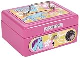 My Favorite HORSE CASH BANK safe lock key girl gift