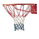 Champion Sports Economy Basketball Net - Red, White and Blue