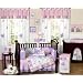 Butterfly Pink and Purple 9 Pc Crib Bedding Set By Jojo Designs