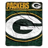 NFL Green Bay Packers 50-Inch-by-60-Inch Micro-Raschel Plush Throw "Livin Large" Design