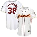 Majestic Venezuela #38 Carlos Zambrano 2009 World Baseball Classic White Player Jersey