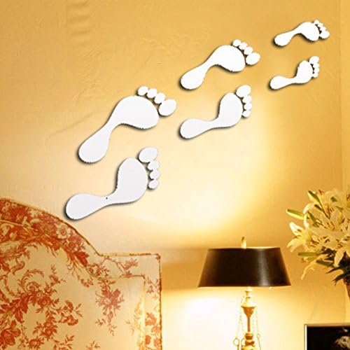 Haiqingor Mirror Beauty Salon Bedroom Wall Stickers Affixed Feet Nursery Decoration P087 Store Clock Decal