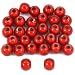 30 Red Round Ball Miracle Beads Jewelry Beading 6mm