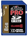 Delkin eFilm Pro 8GB Secure Digital SD Class 6 High Speed 150x Memory Card