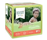 Seventh Generation Free & Clear Diapers, Size 4,  54 Count