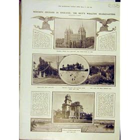 1906 Mormon Temple Salt-Lake City Bay-Biscay Biarritz