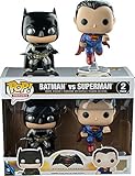 UPC 849803070052 product image for FUNKO POP! HEROES EXCLUSIVE METALLIC BATMAN VS. SUPERMAN BOBBLEHEADS 2 PACK | upcitemdb.com