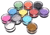 Glitzer Puder - Glitzerpuder - Glitterdust Set 3 (12 Dosen)