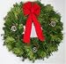 Christmas Wreath (Made of Cedar, Balsam and Pine) 24 Inch