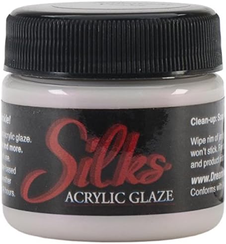 Luminarte Silks Acrylic Glaze Jar, 1-Ounce, Iridescent Violet