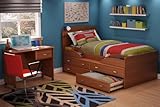 Twin Size Kids Bedroom Furniture Set 72 in Morgan Cherry - Imagine - South  ....