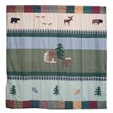 Patch Magic 72-Inch by 72-Inch Northwoods Walk Cz Shower Curtain