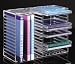 Acrylic Stackable CD-DVD Holder - Holds 14 DVDs/28 CDs