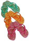 Havaianas Golden Flowers Flip Flops - As Seen on Oprah