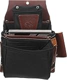 Occidental Leather B8060 OxyLights 3 Pouch Fastener Bag - Black