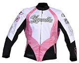 Joe Rocket Yamaha Luv Ladies Textile Motorcycle Jacket Pink/White XS