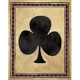 Affiche sur Toile: 'Lucky Shuffle III' par Jocelyne Anderson-Tapp - Taille du produit fini: 20 cm L x 25 cm H x 5 cm D