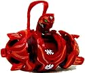 Bakugan New Vestroia Bakuneon LOOSE Single Figure Special Attack TRAP Pyrus Nova 12 (Red) Carlsnaut