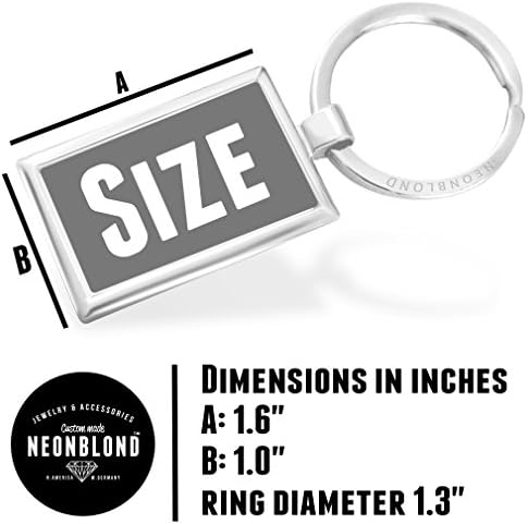 Keychain I Love Salamanders - Neonblond