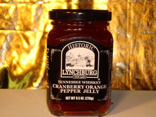 Historic Lynchburg Tennessee Whiskey Cranberry Orange Pepper Jelly by Porky