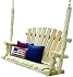 Lakeland Mills Cedar Log Porch Swing