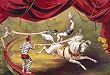 A Daring Bareback Rider - Lovely 16"x20" Photographic Print of a Circus Poster from the Library of Congress Collection
