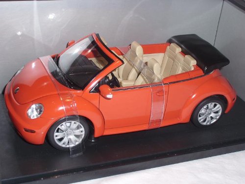 VW VOLKSWAGEN NEW BEETLE CONVERTIBLE RED ORANGE