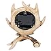 Slifka Sales Co. 8 Inch Deer Antler Tabletop Desk Clock