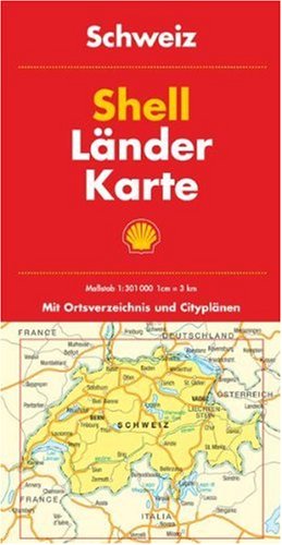 MAIRDUMONT, Ostfildern Shell L&auml;nderkarte Schweiz 1:301.000