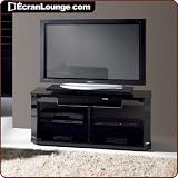 Gisan - HQ25NE - Meuble pour Ecran Plasma / LCD - Dimensions : L1150 x H565 x P430 cm - Noir laqu&eacute;