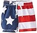 Kanu Surf Boys' American Flag Swim Trunk