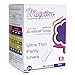 Maxim Ultra Thin Cotton Panty Liners for Women (Light, 24 Count): 100% Cotton Feminine Menstrual Protection for Sensitive Skin - Chlorine Free, Chemical Free
