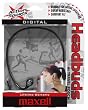Maxell 190444 Action Sports Neckband Headbud (Black/Grey)