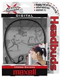 Maxell 190444 Action Sports Neckband Headbud (Black/Grey)