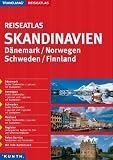 Reiseatlas : Skandinavien / D&auml;nemark / Norwegen / Schweden / Finnland - Travelmag Reiseatlas