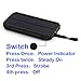 [15000mah Solar Panel Charger with 6LED Flashlight] Hallomall Portable Phone Charger Backup Power Pack, Dual USB Port External Battery Charger for Smart phones Camera and Other 5V USB Devices (black)