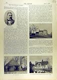 1896 Golloway Swan-Inn Piscatorial Kennet Fishery Print