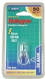 Feit Electric BPQ50/G8 50-Watt T4 JCD Halogen Bulb with Bi-Pin Base, Clear