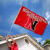 Northeastern Huskies NU University Large College Flag