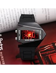 Fahion Luxury Sport Multicolor LED Digital Date Day Alarm Lady Women Mens Watch
