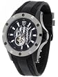 Detomaso Classic Herren-Armbanduhr Carrara Automatik Schwarz Silicone