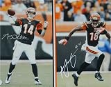 Andy Dalton and A.J. Green Dual-Signed Bengals Collage 16x20 Photo