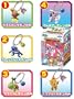Buneary, Croagunk, Turtwig, Palkia, Chimchar - Pokemon Diamond & Pearl mini keychain figure (~1") with an emblem bundle (1 set of 5 candy toys) (Japanese Import)