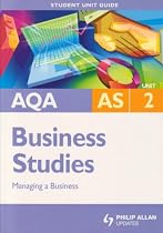 AQA AS Business Studies: Unit 2: Managing a Business (Aqa As Level)
