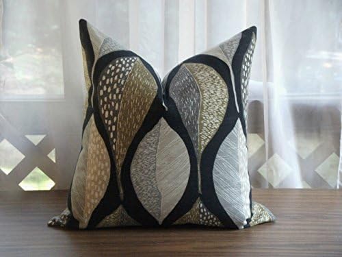 Indigo Blue and Sage Green Pillow Cover - Tribal Throw Pillows - African Cushion Covers - Blue and Green Couch Covers