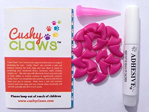 Cushy Claws Brand Soft Nail Cap Kit For Dogs * PURPLE * XS S MD L XLG XXLG (XX-Large)