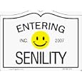 Entering Senility Car Magnet