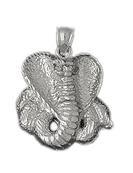 Clevereves 14K White Gold Pendant Cobra 14.5 - Gram(s)